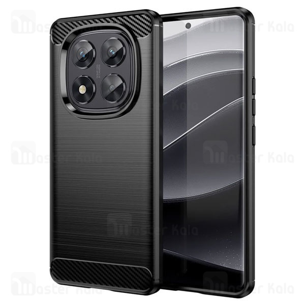قاب فیبر کربنی شیائومی Xiaomi Redmi Note 14 Pro 5G / Poco X7 5G Rugged Armor Fiber Carbon