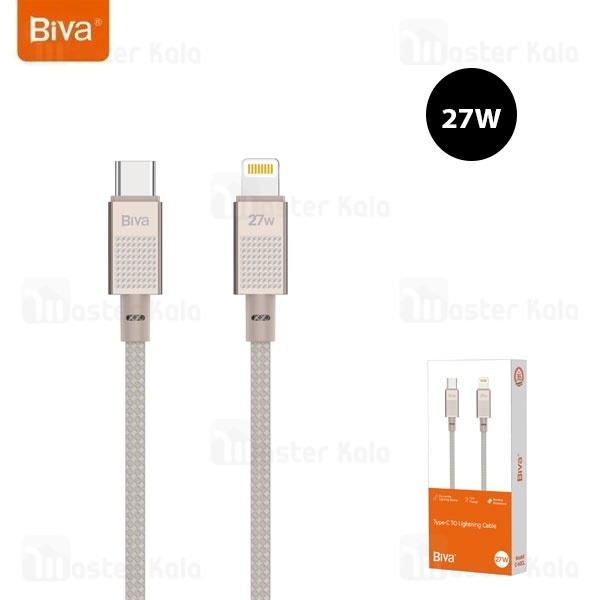 کابل لایتنینگ به Type-C بیوا Biva C-40CL طول 1 متر توان 27 وات
