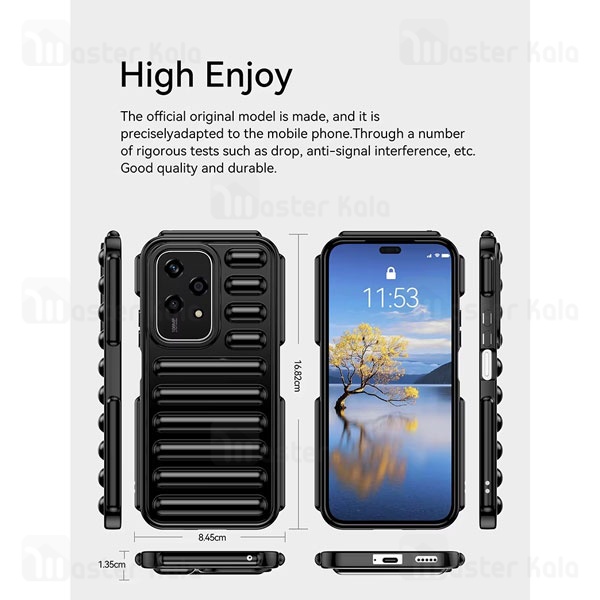 قاب پافر ضد ضربه آنر Honor 200 Lite TPU Capsule Shockproof