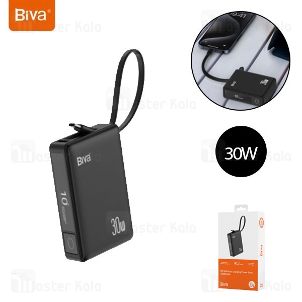 پاوربانک 10000 بیوا Biva BP-024 Fast Charging Power Bank توان 30 وات