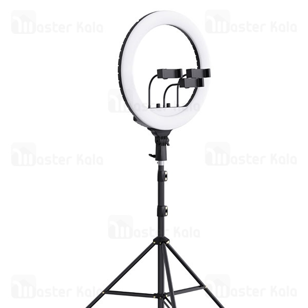 رینگ لایت بیوا Biva RL-03 65W LED Soft Ring Light سایز 21 اینچ با سه پایه و 3 هولدر