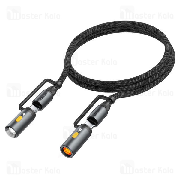 کابل Type-C به Type-C چندکاره ایس فست ACEFAST J4 Acewire Pro طول 1.2 متر توان 60 وات