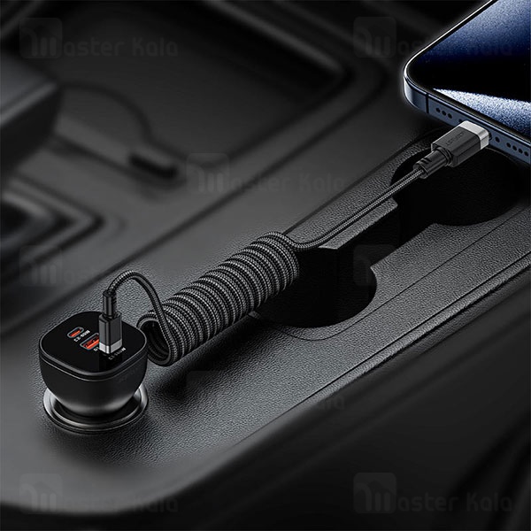 کابل Type-C به Type-C فنری ایس فست ACEFAST C14-03