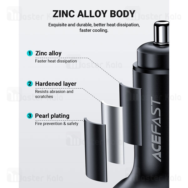 شارژر فندکی ایس فست ACEFAST B5 توان 101 وات