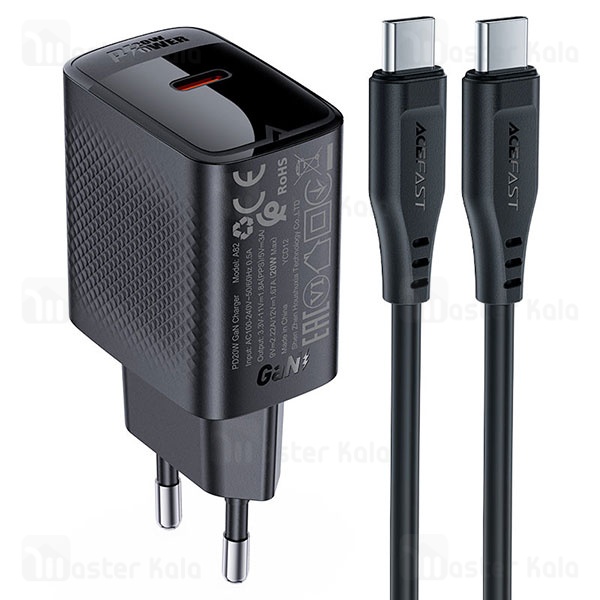 شارژر دیواری ایس فست ACEFAST A82 PD20W Fast Charger