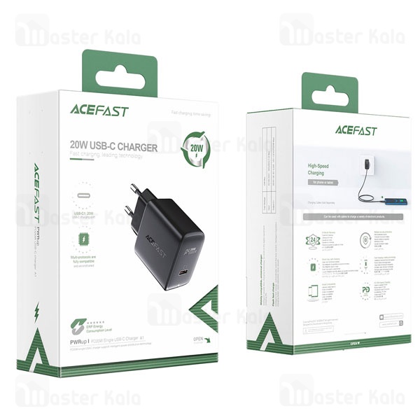 شارژر دیواری ایس فست ACEFAST A1 توان 20 وات