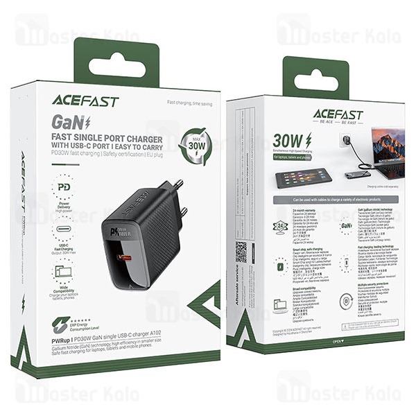 شارژر دیواری ایس فست ACEFAST A102 توان 30 وات