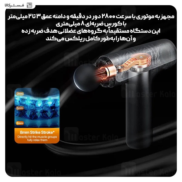 ماساژور تفنگی فیلیپس Philips Massage Gun PPM7325