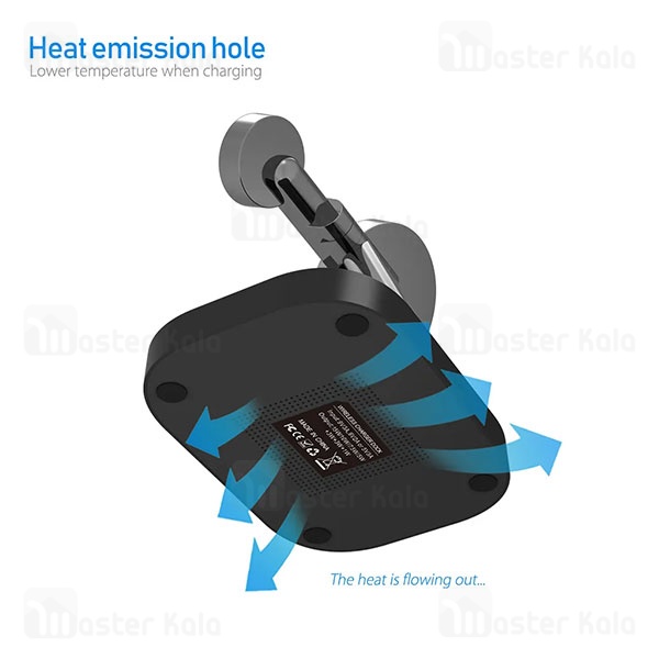 استند و شارژر وایرلس چندکاره اوی Awei W22 4 in 1 توان 15 وات با قابلیت شارژ اپل واچ