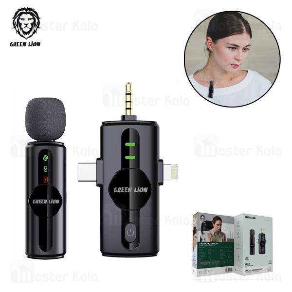 میکروفون بی سیم گرین لاین Green Lion GM-79X GNGM79XMICBK