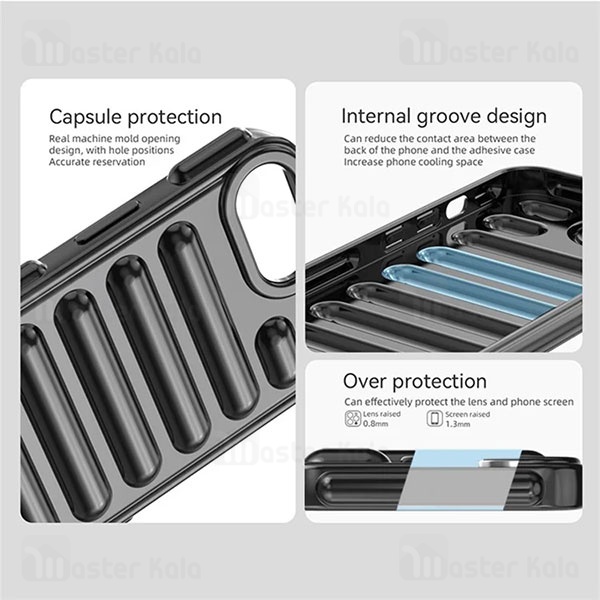قاب پافر ضد ضربه آیفون Apple iPhone 16e TPU Capsule Shockproof