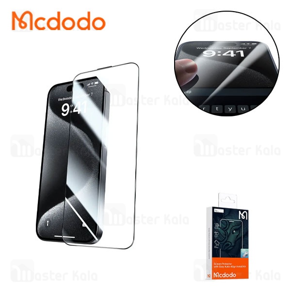 گلس تمام صفحه تمام چسب مک دودو Apple iPhone 13 Pro Max / 14 Plus Mcdodo PF-4303 Tempared Glass