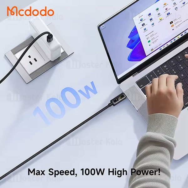 کابل Type-C به Type-C مک دودو Mcdodo CA-799 طول 1.2 متر توان 100 وات