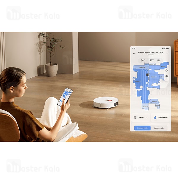 جارو برقی هوشمند رباتیک شیائومی Xiaomi Robot Vacuum X20 Plus