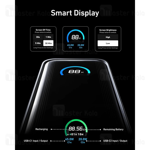 پاوربانک 9600 انکر Anker A1339 Prime Power Bank توان 65 وات