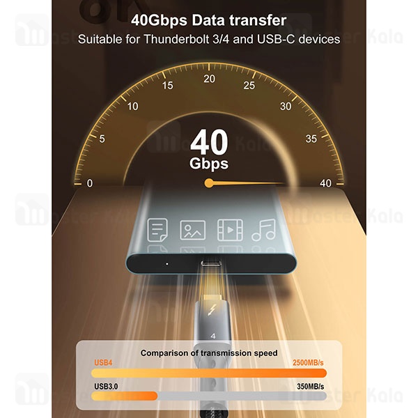 کابل Type C به Type C الدینیو LDNIO TC11c طول 1 متر توان 240 وات
