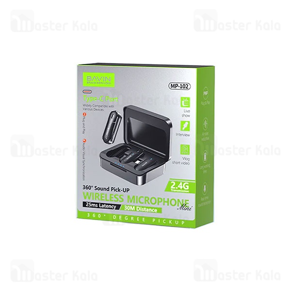 میکروفون بی سیم Type C باوین Bavin MP102