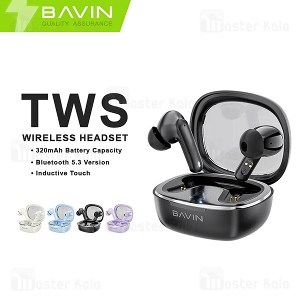 هندزفری بلوتوث باوین Bavin Airpod 60