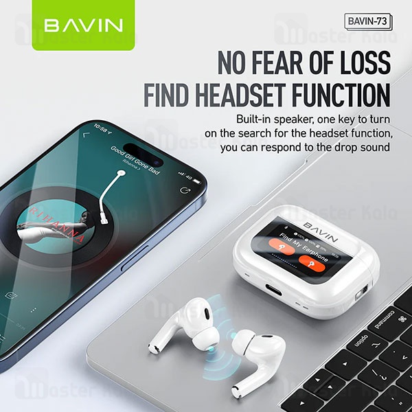 هندزفری بلوتوث باوین Bavin Airpod 73
