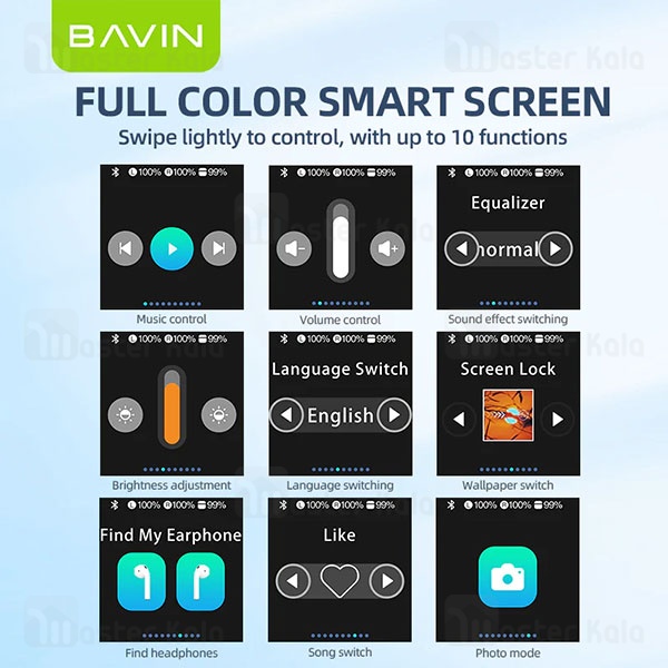 هندزفری بلوتوث باوین Bavin Airpod 81