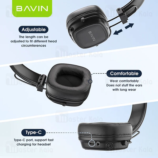 هدفون بلوتوث باوین Bavin BH57