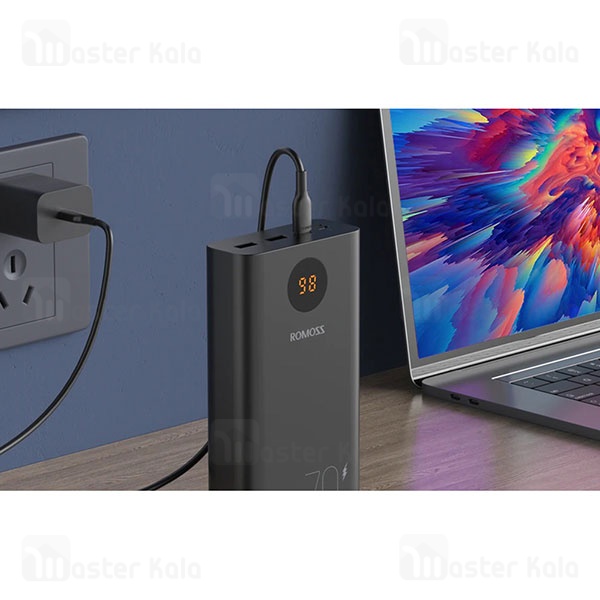 پاوربانک 30000 میلی آمپر روموس Romoss PEA30 Powerbank توان 30 وات