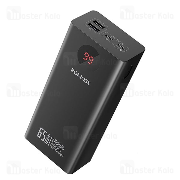 پاوربانک 27000 روموس Romoss PEA27 توان 65 وات