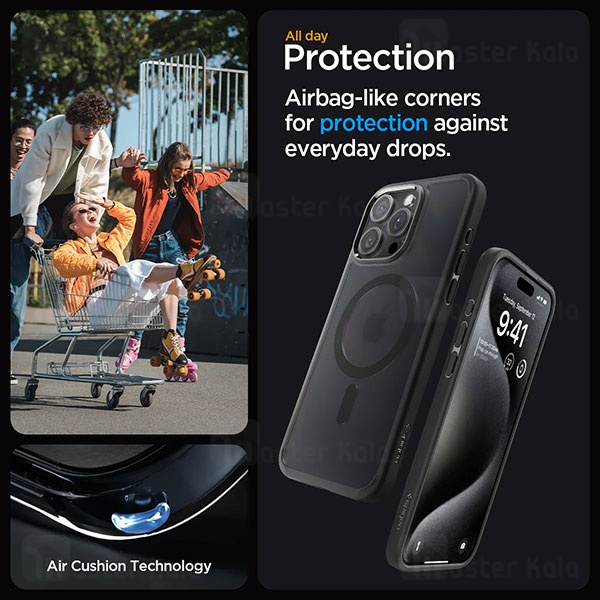 قاب محافظ مگ سیف اسپیگن آیفون Apple iPhone 15 Pro Max Spigen