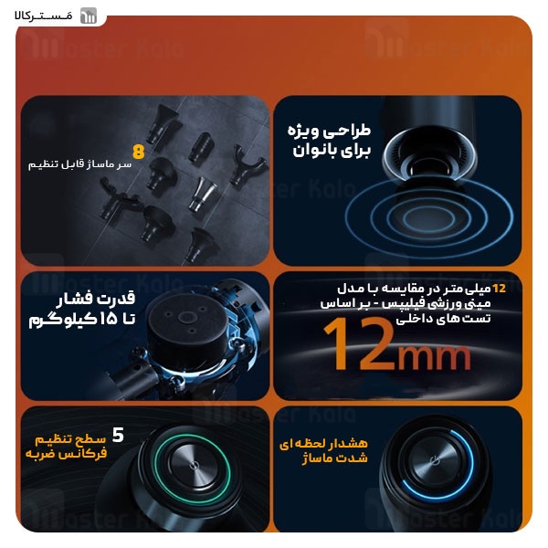 ماساژور تفنگی فیلیپس Philips PPM7521