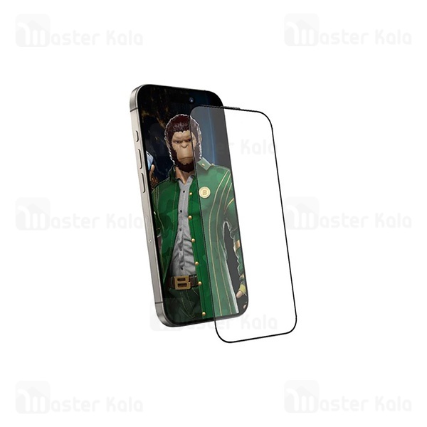 گلس تمام صفحه تمام چسب Apple iPhone 16 Pro Max Blueo Anti Static HD