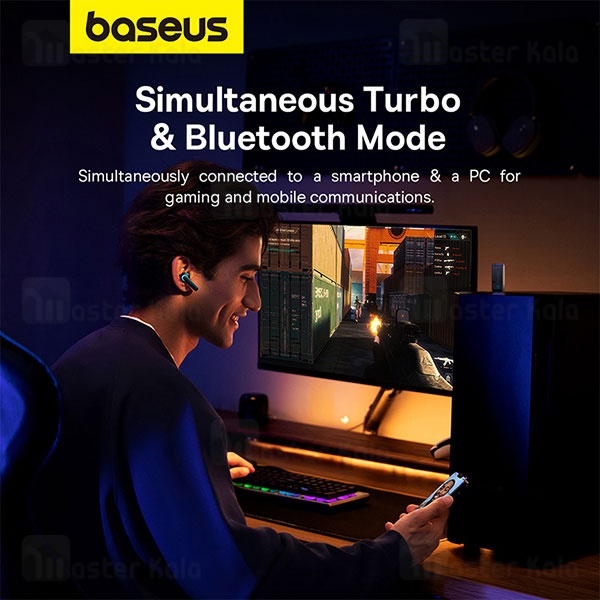 هندزفری بلوتوث گیمینگ بیسوس Baseus AeQur G10