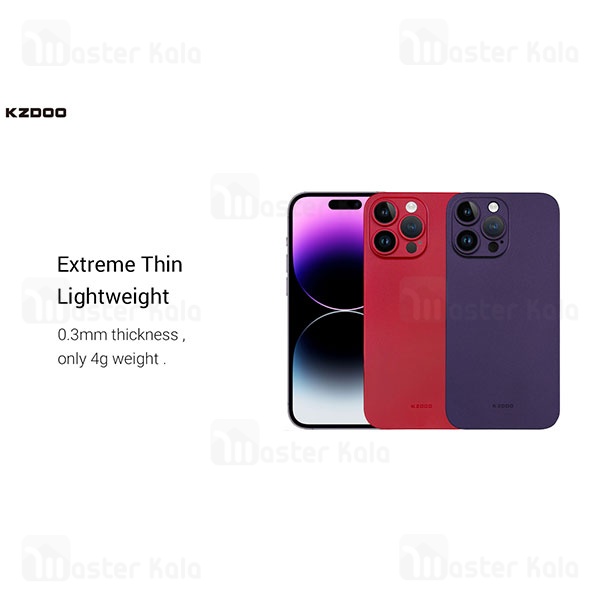 قاب محافظ کی زد دو آیفون Apple iPhone 14 Pro KZDOO Air Skin Case