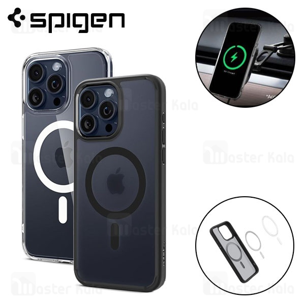 قاب محافظ مگ سیف اسپیگن آیفون Apple iPhone 15 Pro Max Spigen
