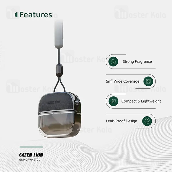 خوشبو کننده خودرو  گرین لاین Green Lion Drive Mist Hanging Car Diffuser GNMDRVMSTCL