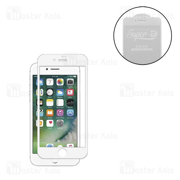 گلس تمام صفحه تمام چسب Apple iPhone 6 / 7 / 8G Super D Mietubl Glass