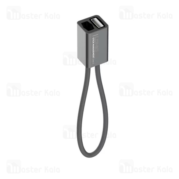 کابل میکرو یو اس بی الدینیو LDNIO LC98 Portable Charge and Sync Cable طرح جاسوییچی 2.4 آمپر 25 سانتی متر
