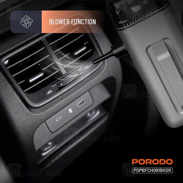 پاوربانک 8000 و کمپرسور باد و جامپ استارتر خودرو پرودو Porodo 1000A Jump Starter PDPBFCH091BKGR