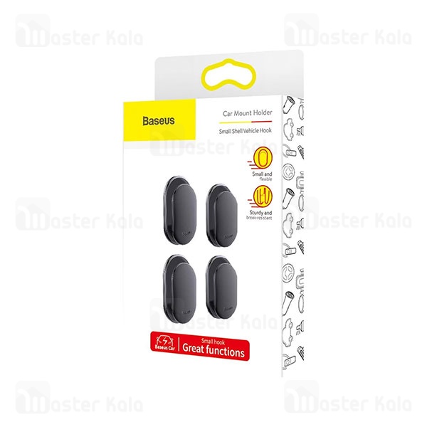 گیره آویز بیسوس Baseus Small Shell Vehicle Hook ACGGBK-01