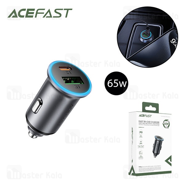 شارژر فندکی ایس فست ACEFAST B15 توان 65 وات