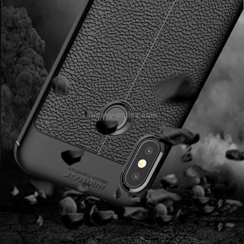 قاب محافظ طرح چرم Xiaomi Mi A2 Lite / Redmi 6 Pro Auto Focus