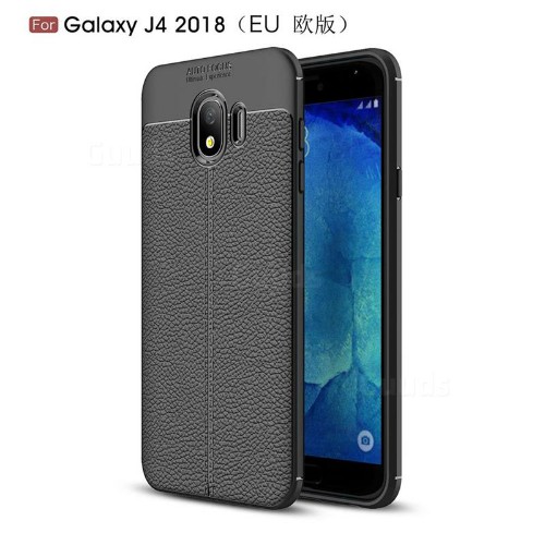 قاب محافظ ژله ای طرح چرم Becation Auto Focus Case Samsung Galaxy J4 2018 / J400