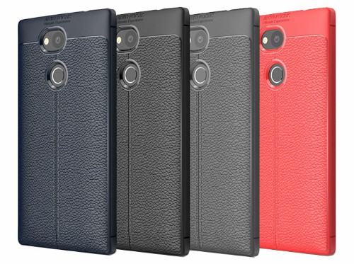 قاب محافظ ژله ای طرح چرم Becation Auto Focus Case Sony Xperia L2