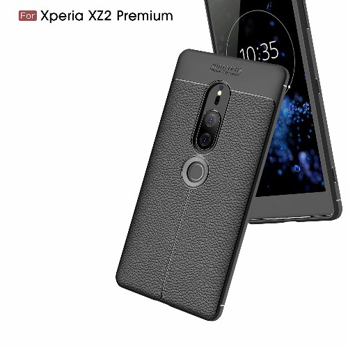 قاب محافظ طرح چرم Sony Xperia XZ2 Premium Becation Auto Focus Case