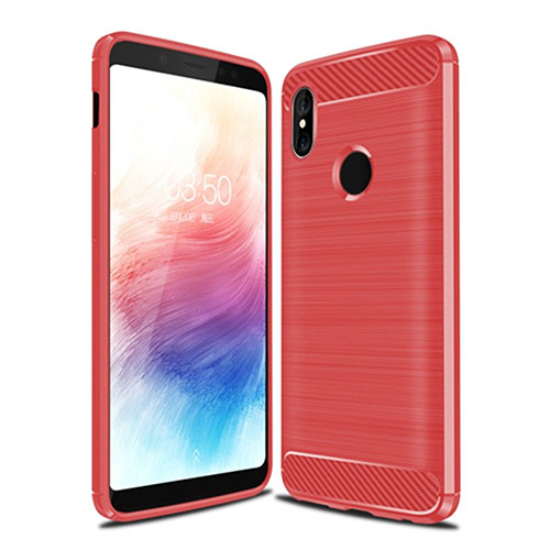 قاب محافظ ژله ای شیائومی Xiaomi Mi A2 / Mi 6x Rugged Armor Fiber Carbon