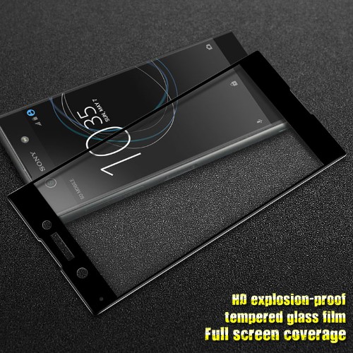 گلس تمام صفحه دور چسب Sony Xperia XA1 Glass Full Screen Protector