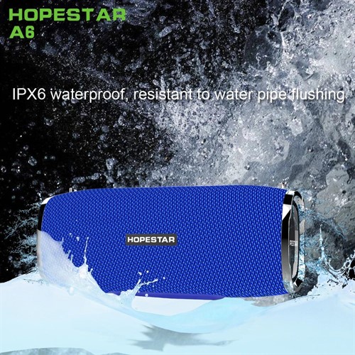 اسپیکر بلوتوث ضد آب و پاوربانک هاپ استار Hopestar A6 Bluetooth Speaker