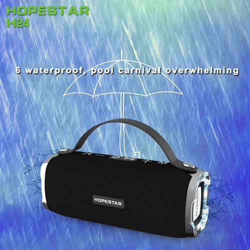 اسپیکر بلوتوث ضد آب و پاوربانک هاپ استار Hopestar H24 Bluetooth Speaker