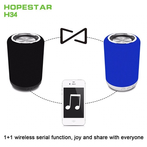 اسپیکر بلوتوث ضد آب و پاوربانک هاپ استار Hopestar H34 Bluetooth Speaker