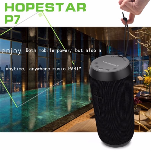 اسپیکر بلوتوث ضد آب و پاوربانک هاپ استار Hopestar P7 Bluetooth Speaker