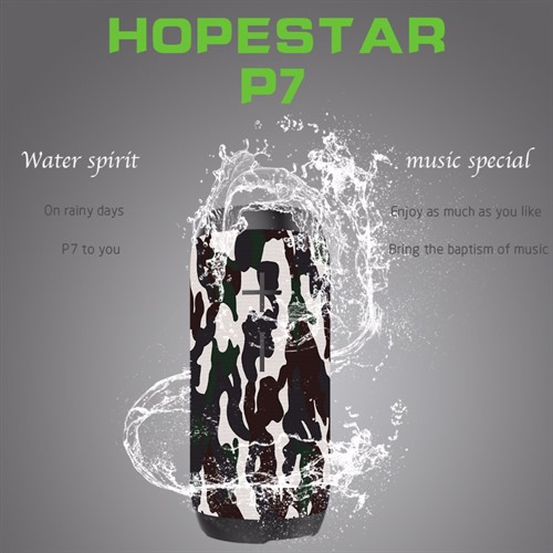 اسپیکر بلوتوث ضد آب و پاوربانک هاپ استار Hopestar P7 Bluetooth Speaker